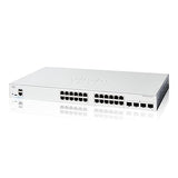 Cisco Catalyst 1200-24T-4G Smart Switch, 24 Port GE, 4x1GE SFP, Limited Lifetime Protection (C1200-24T-4G)