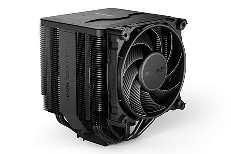 be quiet! Dark Rock Pro 5 air CPU Cooler, immensely high Airflow, 7 high-Performance Copper Heat Pipes, virtually inaudible Operation, Speed Switch, Liquid Metal Thermal Grease, BK036