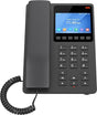 Grandstream GHP631 Desktop Hotel Phone, 3.5in Color LCD, PoE, Black