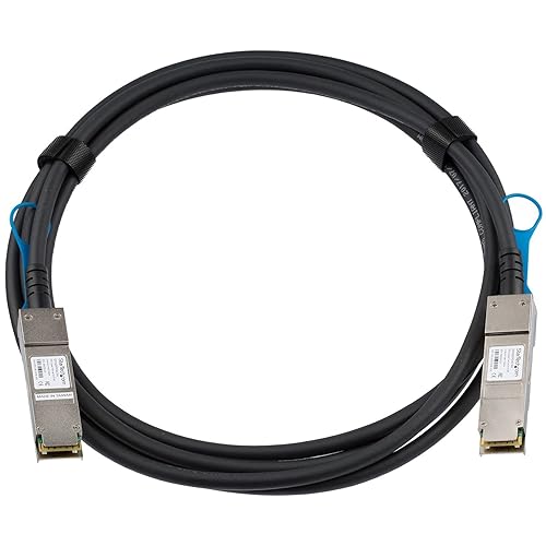 StarTech.com Juniper QFX-QSFP-DAC-3M Compatible 3m 40G QSFP+ to QSFP+ Direct Attach Cable Twinax - 40GbE QSFP+ Copper DAC 40 Gbps Low Power Passive Transceiver Module DAC (QFXQSFPDAC3M)