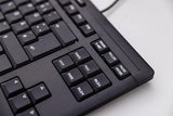 CHERRY Stream Keyboard TKL Wired USB TenKeyLess Compact Version without Number Pad. Silent Keystroke. Ideal for Office and Industrial Use. Compact Black