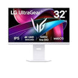LG 32G810SA-W 32-inch Ultragear 4K UHD (3840 x 2160) IPS Gaming Monitor, 144Hz, 1ms, NVIDIA G-Sync Compatible, AMD FreeSync Premium, VESA DisplayHDR 400, HDMI, DisplayPort, USB Type-C, White 32G810SA-W