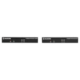 Black Box KVM Extender KIT Over Fiber - 4K30, Single-Head, DISPLAYPORT, USB 2.0 HUB, SERIA