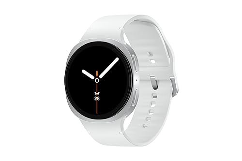 Samsung Galaxy Watch8 Smartwatch, 44mm, Silver, Bluetooth (CAD Version & Warranty) - AI Assistant (Gemini), Sleep Coaching, Fitness Tracking Silver 44mm Watch8 Bluetooth