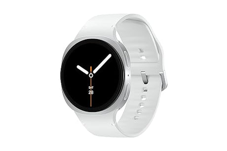 Samsung Galaxy Watch8 Smartwatch, 44mm, Silver, Bluetooth (CAD Version & Warranty) - AI Assistant (Gemini), Sleep Coaching, Fitness Tracking Silver 44mm Watch8 Bluetooth