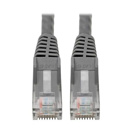 Tripp Lite N201-06N-GY Cat6 Gigabit Ethernet Snagless Molded Patch Cable 24 AWG 550MHz Premium UTP, Gray, RJ45 M/M 6