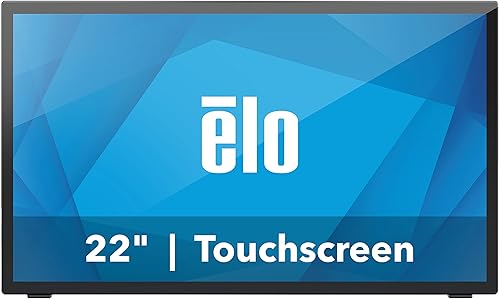 Elo 2270L - 22 Touchscreen Monitor - 10 Touch, 1920 x 1080, Black 22-inch Black with Clear Glass