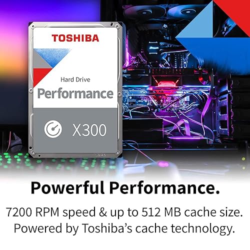 Toshiba X300 14TB 7200RPM SATA III 6Gb/s 3.5 Internal Hard Drive