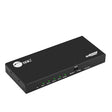 SIIG HDMI Splitter 1 in 4 Out Intelligent Video Downscaling 4K 60Hz HDR HDCP Bypass 2.2 EDID Management Digital and PCM 7.1 Audio (CE-H26C11-S1) 1x4 HDMI Splitter