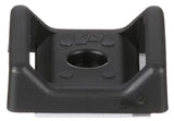 Panduit ABMT-A-Q20 Hook and Loop Cable Tie Mount, Adhesive Backed, Nylon 6.6, Black (25-Pack)