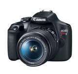 Canon EOS Rebel T7 DSLR Camera|2 Lens Kit with EF18-55mm + EF 75-300mm Lens, Black Body w/18-55mm & 75-300mm Lenses Base