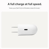 Google 45W USB-C Power Charger - Fast-Charging Pixel Phone Charger - Compatible with Google Products and Other USB-C® Devices - Snow