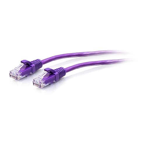 15ft (4.5m) Cat6a Snagless Unshielded (UTP) Slim Ethernet Network Patch Cable - Purple 15FT Purple