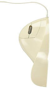 ACP 0090-0030 Ergonomic Quill Mouse Pc and Mac Right Hand White