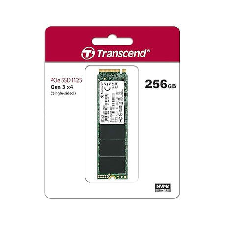 Transcend 256GB NVMe PCIe Gen3 x4 MTE112S M.2 SSD Solid State Drive TS256GMTE112S