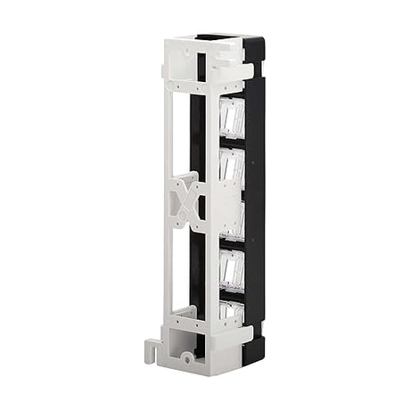 Tripp Lite 12-Port Wall-Mount Patch Panel for UTP Keystone Jacks, Rotatable Swivel Ports, Vertical or Horizontal Installation, Mount Bracket Included, TAA Compliant, Lifetime Warranty (N062-012-KJ-WM)