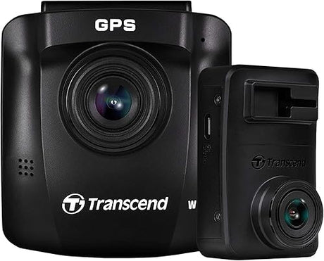 Transcend DrivePro 620 Dual Camera Dashcam with 2X 32GB microSD, Black (TS-DP620A-32G)