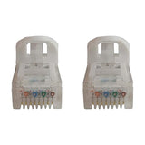 Tripp Lite Cat6a 10G Ethernet Cable, Snagless Molded UTP Network Patch Cable (RJ45 M/M), White, 10 Feet / 0.3 Meters, Manufacturer's Warranty (N261-010-WH)