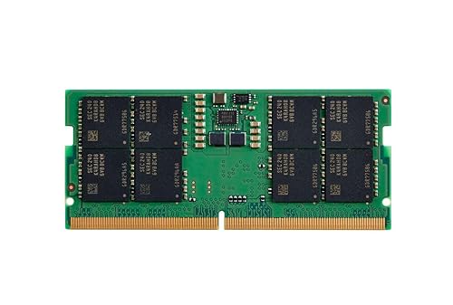 HP 16GB DDR5 5600 SODIMM Memory - for Notebook, Mobile Workstation, Computer - 16 GB - DDR5-5600/PC5-44800 DDR5 SDRAM - 5600 MHz - 1.10 V - 262-pin - SoDIMM - 3 Year Warranty