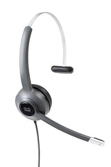 CISCO Headset 521, Wired Single On-Ear 3.5mm Headset with USB-C Adapter, Charcoal, 2-Year Limited Liability Warranty (CP-HS-W-521-USBC)
