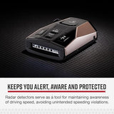 Cobra Rad 450 Laser Radar Detector - Long Range, False Alert Filter, Voice Alert, and OLED Display Cobra RAD450