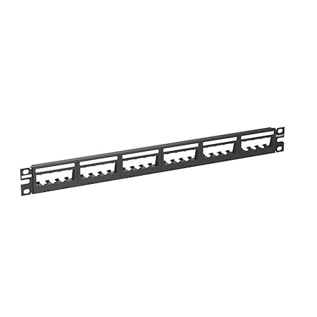 Panduit UICMPP24BLY 24-Port Flat Patch Panel, Black