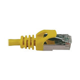 Tripp Lite Cat6a 10G Ethernet Cable, Snagless Molded Slim STP Network Patch Cable (RJ45 M/M), Yellow, 10 Feet / 3 Meters, Manufacturer's Warranty (N262-S10-YW)