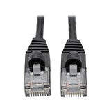 Tripp Lite N261-S06-BK Cat6a Gigabit Snagless Molded Slim UTP Patch Cable Networking M/M Black 6' 6' Black 6-ft.