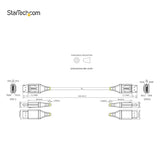 StarTech.com 1ft (30cm) DisplayPort 1.4 Cable, 8K 60Hz HDR10, 4K 120Hz UHD Video, DP 1.4 Cable/Cord