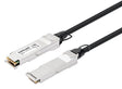 Intellinet QSFP+ 40G Passive DAC Twinax Cable QSFP+ to QSFP+ 3m MSA Compliant for Maximum Compatibility Direct Attach Copper AWG 30 Black