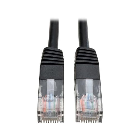 Tripp Lite Cat5e 350MHz Molded Patch Cable RJ45, M/M, 12-Feet (N002-012-BK) Black