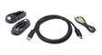 IOGEAR G2L902UTAA3 DisplayPort, USB KVM Cable Kit with Audio (TAA), 6'