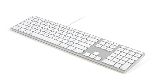 RGB Backlit Wired Aluminum Keyboard for Mac - Silver