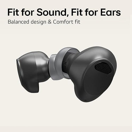 LG Tone Free T90 Dolby Atmos True Wireless Earbuds, UVnano, IPX4 Water Resistant, Up to 36 Hours of Battery Life, Black