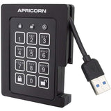 Apricorn Aegis Padlock 480 GB SSD 256-Bit, FIPS 140-2 Level 2 Validated Ruggedized USB 3.0 Encrypted External Portable Drive (ASSD-3PL256-480F) 480GB