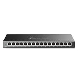 TP-Link 16 Port Gigabit Switch, Easy Smart Managed, Plug & Play, Limited Lifetime Protection, Desktop/Wall-Mount, Sturdy Metal w/Shielded Ports, Support QoS, Vlan, IGMP and LAG (TL-SG116E) 16 Port | Enhanced Features