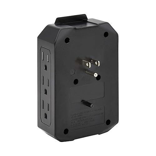 Tripp Lite Surge Protector Power Strip 6-Outlets + 1 USB & 1 USB-C Port, Direct Wall Plug-in, Black, Green LED Light, 490 Joules, EMI/RFI Filtering, 20,000 Insurance (SK62USBC)
