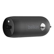 Belkin 20 Watt USB C Car Charger with Fast Charging for Apple iPhone 14, 13, iPad Pro, Samsung Galaxy S22 Ultra & More (Cable Not Included) - Black