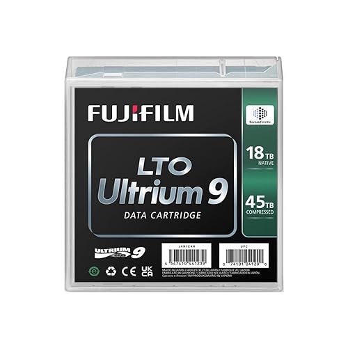 Fuji 16659047film Lto Ultrium 9 18tb Native 45tb Compressed Tape Cartridge With Case