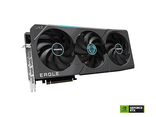 Gigabyte GeForce RTX 4080 Eagle 16G Graphics Card, 3X WINDFORCE Fans, 16GB 256-bit GDDR6X, GV-N4080EAGLE-16GD Video Card