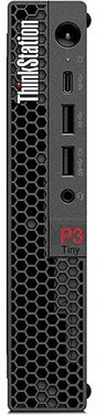 ThinkStation P3 Tiny, Intel Core i7-14700 vPro (E-cores up to 4.20GHz, 33MB), Windows 11 Pro 64, 32.0GB, 1x1TB SSD M.2 2280 PCIe Gen4 Performance TLC 30H0006QUS