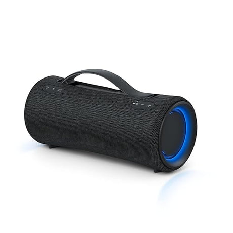 Sony SRS-XG300 X-Series Wireless Portable-Bluetooth Party-Speaker IP67 Waterproof and Dustproof with 25 Hour-Battery and Retractable Handle, Black SRSXG300 Speakers Black