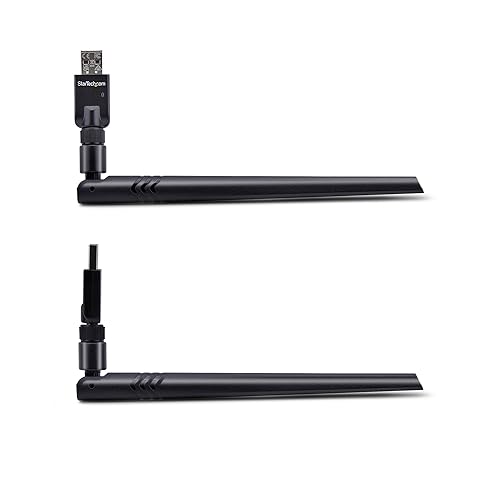 StarTech.com USB Bluetooth 5.3 Adapter, Class 1, USB Bluetooth Dongle for PC/Laptop, Use with Keyboard/Mouse, Windows/Linux