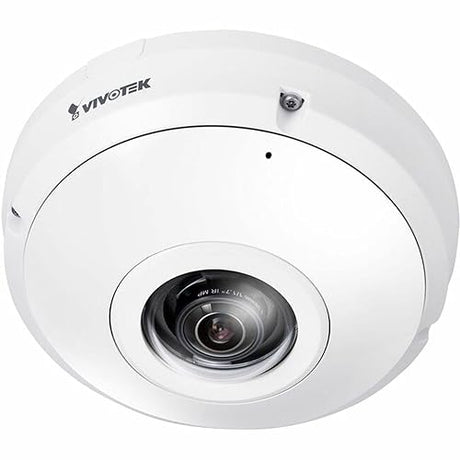 Vivotek - FE9191-H-V2 - Vivotek FE9191-H-v2 12 Megapixel Indoor Network Camera - Color - Fisheye - H.265, H.264, MJPEG