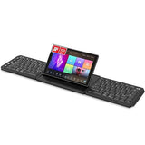 MP Mobile Pixels Tetra Keyboard with 8 Inch Touch Screen, Customizable Hot Keys Wireless Ergonomic Keyboards, 3 Modular Layouts, Bluetooth Connection, USB-C Charging, Portable Keyboard
