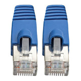 Tripp Lite Cat6a Ethernet Cable, 10G-Certified Patch Cable, Snagless, Shielded STP PoE Ethernet Cord, 15 ft, Blue (N262-015-BL) 15ft. Blue
