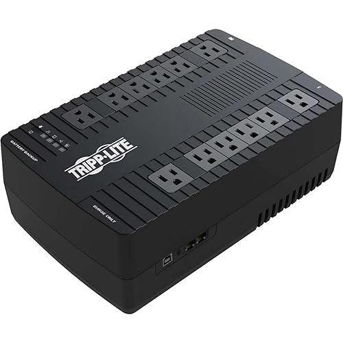 Tripp Lite UPS 750VA 460W Desktop Battery Backup AVR 120V 12 5-15R Outlets (OMNISMART750MX)