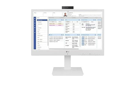 LG 24'' FHD All-in-One Non OS Thin Client for Healthcare with Intel Pentium Processor, Dual-Band RFID, Webcam & Mic