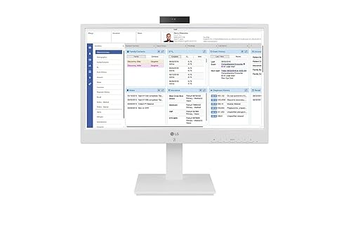 LG 24'' FHD All-in-One Non OS Thin Client for Healthcare with Intel Pentium Processor, Dual-Band RFID, Webcam & Mic