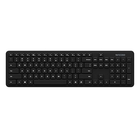 Incase Bluetooth Keyboard – Designed by Microsoft – Sleek Design, Optimized Key Spacing, Office 365 Shortcuts, Swift Pair, 33 ft Range, 3-Year Battery Life -Compatible with Mac/Windows – Black
